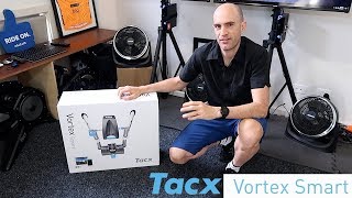 TACX Vortex Smart Trainer  Unboxing Building Ride Review [upl. by Kushner]