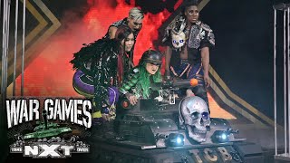 Team Shotzi arrives with a newandimproved tank NXT TakeOver WarGames WWE Network Exclusive [upl. by Anatollo634]