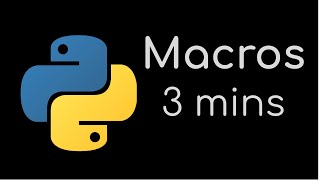 How to Make a Macro in Python with Keystrokes and Clicks in 3 Minutes  Python Tutorial [upl. by Eneri]