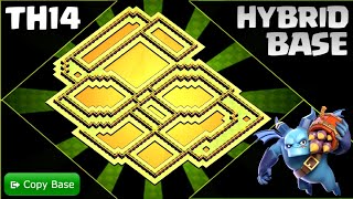 NEW BASE  TH 14 Base  Copylink 2024 Hybrid Base  Clash of Clans  Clash of Clans 1128 [upl. by Thirion]