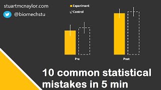 Ten Statistical Mistakes in 5 Min [upl. by Lustick959]