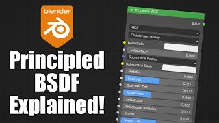 All Blender Principled BSDF Settings Explained [upl. by Vogel507]