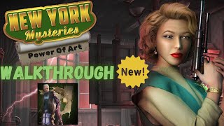 New York Mysteries 5  Power Of Art  Full Walkthrough  Lets Play ♥ [upl. by Rodrigo]