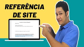 Referência de Site Referência Bibliográfica da Internet ABNT [upl. by Flosi900]