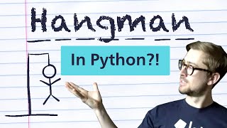 How to build HANGMAN with Python in 10 MINUTES [upl. by Fife]