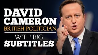 ENGLISH SPEECH  DAVID CAMERON Brexit Referendum 2013 English Subtitles [upl. by Plunkett]