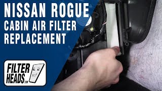 How to Replace Cabin Air Filter 2016 Nissan Rogue  AQ1241 [upl. by Leelah]