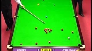 2004 World Snooker Championship SF Ronnie OSullivan vs Stephen Hendry Session 2 BBC [upl. by Euqinu]