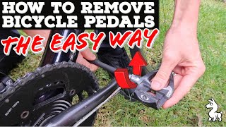 How To Remove Bicycle Pedals  The EASY Way [upl. by Brass]