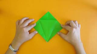 Como hacer una Grulla de Origami  Tutorial [upl. by Mccutcheon]