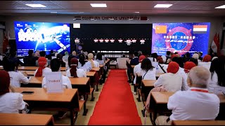 Shenzhou14 taikonauts inspire Egyptian students [upl. by Reggie]