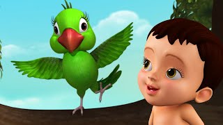 Aaye Re Aye Tiye Naye Bhor Niye  Bengali Baby Song amp Rhymes  Infobells [upl. by Oinotnaesoj971]