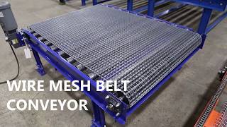 Wire Mesh Belt Conveyor [upl. by Mcnutt]