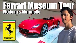 Visiting the Enzo Ferrari Museum  Modena  Maranello [upl. by Oberstone]