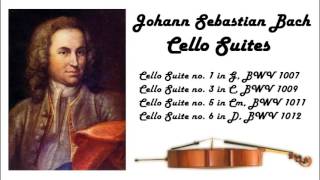 Johann Sebastian Bach  Cello suites in 432 Hz great for reading or studying [upl. by Sifan241]