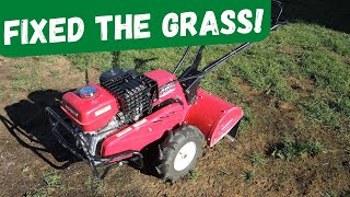 How To Fix Grass With A Rototiller Step by Step Guide [upl. by Frodine]