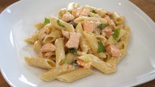 PASTA AL SALMONE  Buono Facile Veloce [upl. by Lourie872]